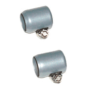 NAMZ oil line hose clamps - 3/8" ID - Silver