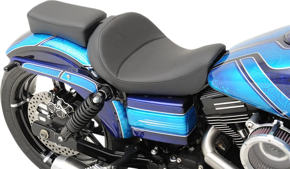 Drag Specialties Solo Seat - Double Diamond - Black - 0803-0555