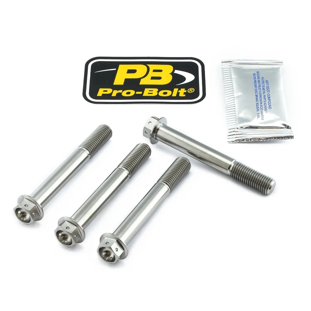 Pro Bolt Titan Bremszange Befestigungssatz Vorne Silber