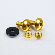 Pro Bolt Aluminium License Plate Bolt Kit - Gold