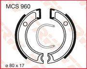 Trw Mcs960 Organische Bremsbeläge Satz 80mm - Vorne & Hinten