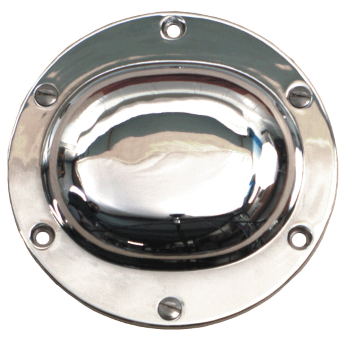 MCS Antique style derby cover plain - Chrome