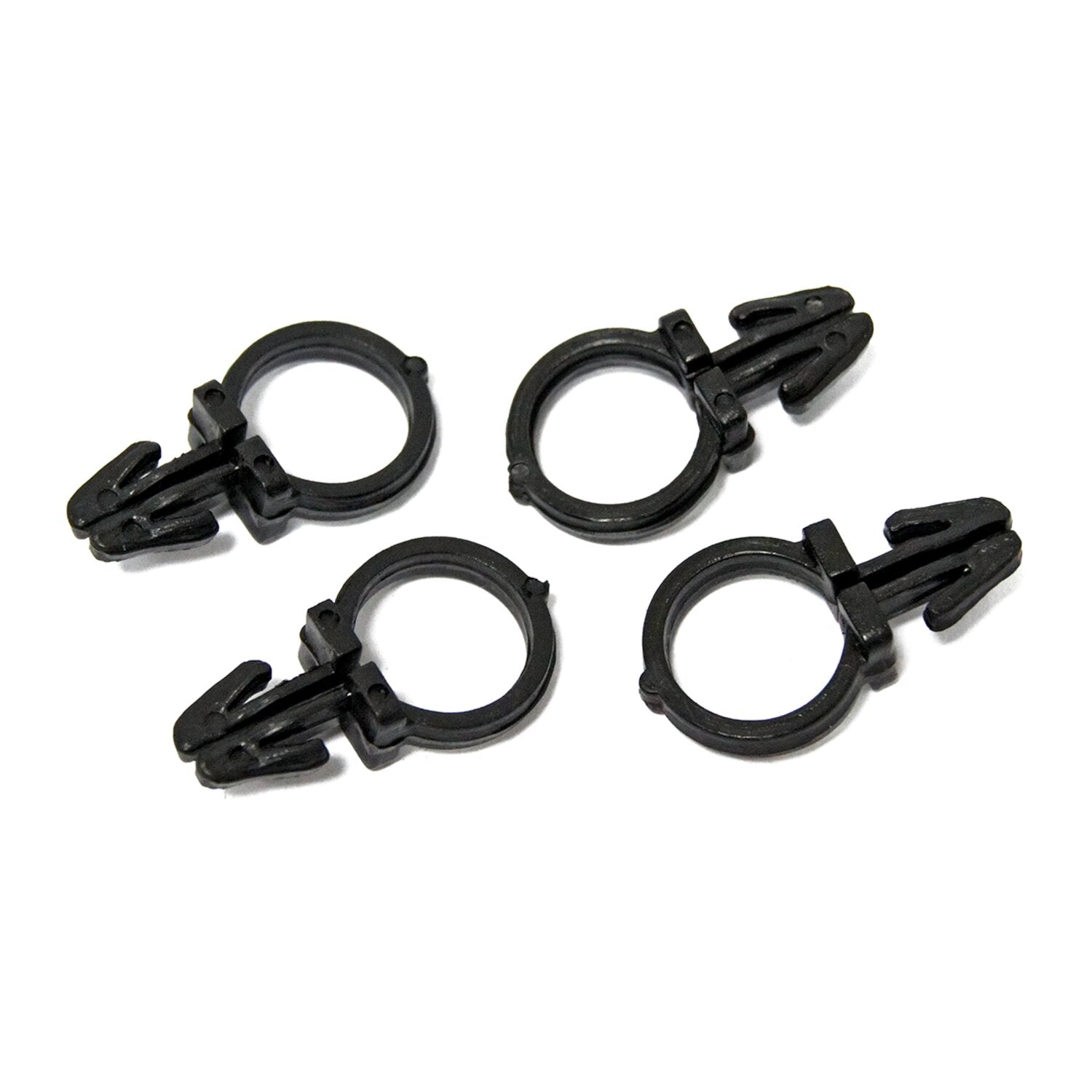 MCS Black handlebar wire clips