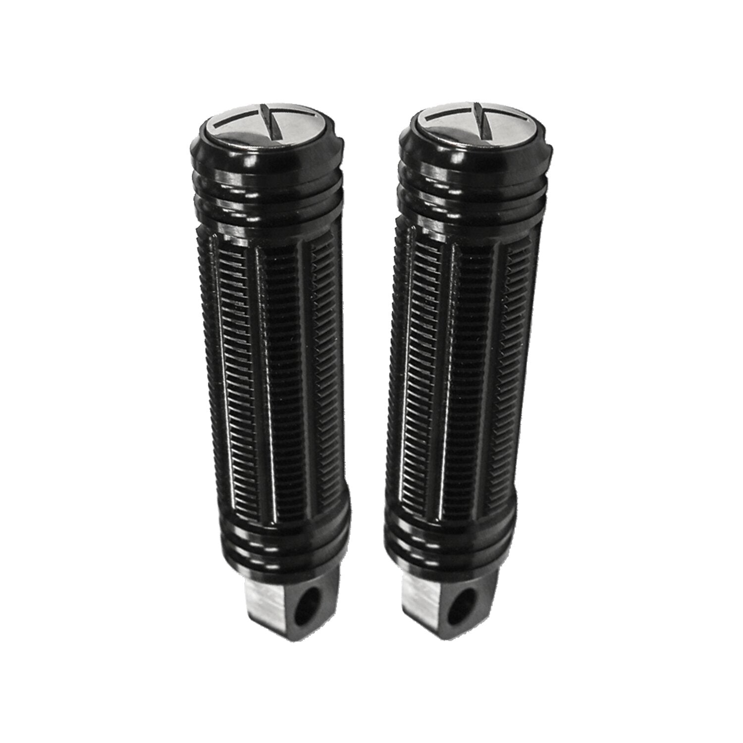Burly Stash foot pegs - Black anodized