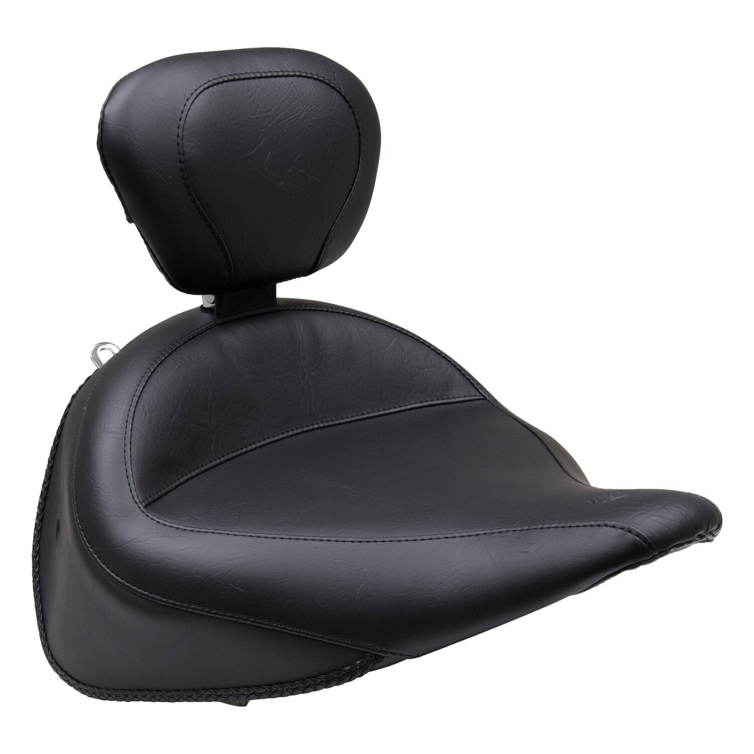 Mustang Wide Touring solo seat - With rider backrest