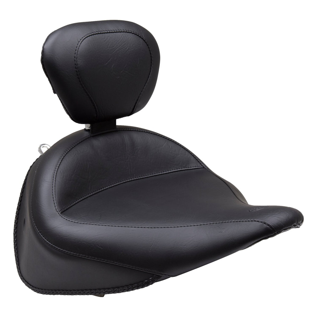 Mustang Wide Touring solo seat - With rider backrest