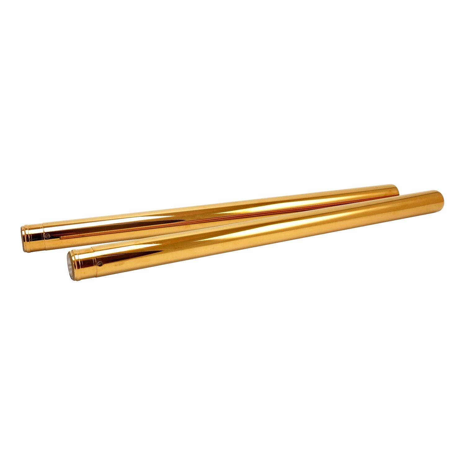 Custom Cycle Engineering Eng - 39mm fork tubes TNC Gold - 24-1/4" OAL