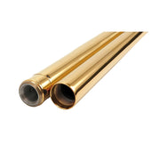 Custom Cycle Engineering Eng - 39mm fork tubes TNC Gold - 24-1/4" OAL