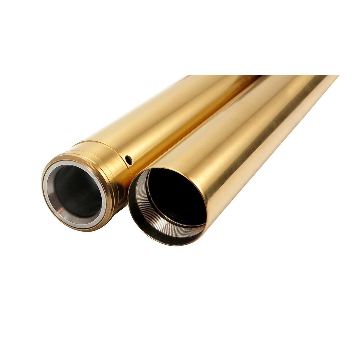 Custom Cycle Engineering Eng - 49mm fork tubes TNC gold - 25-1/2" OAL