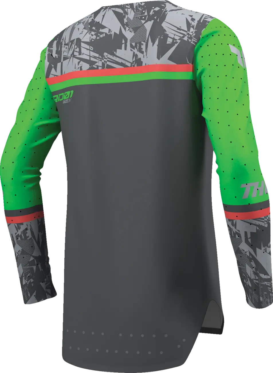 Thor Youth Sportmode Punk'd Jersey Charcoal/Green