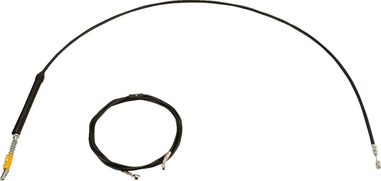 La Choppers Standard Black Vinyl Handlebar Cable Kit for Ape