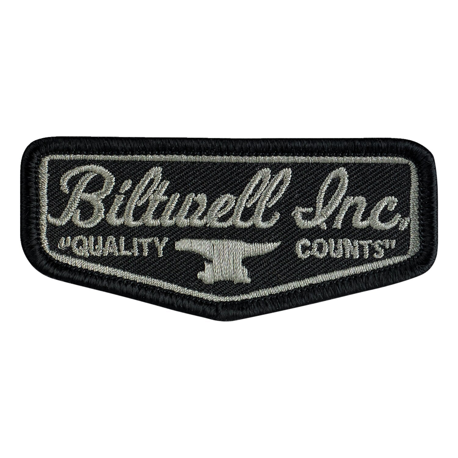 Biltwell Logo patch 3" black/grey