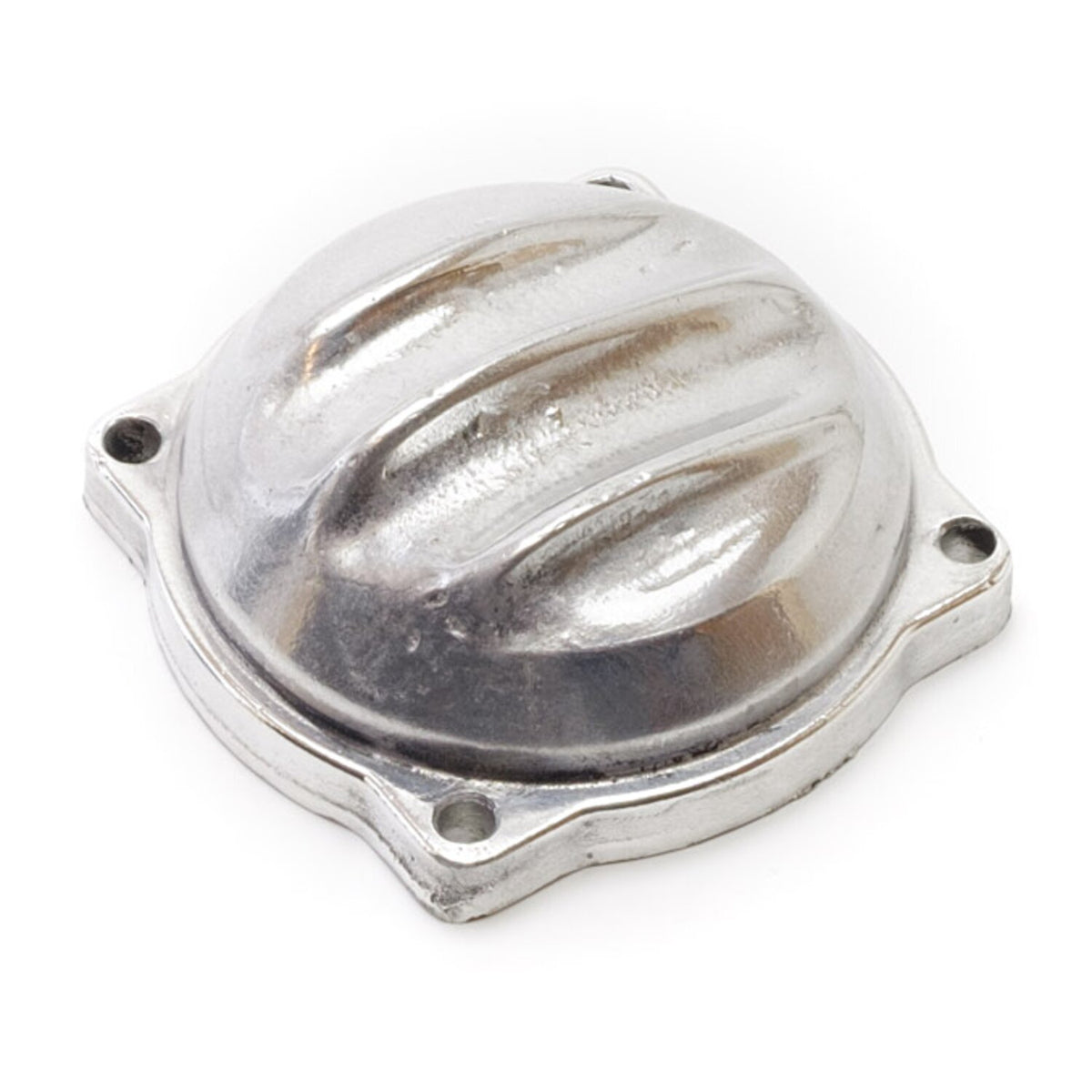Wannabe Choppers ribbed CV carb top cover - Alu