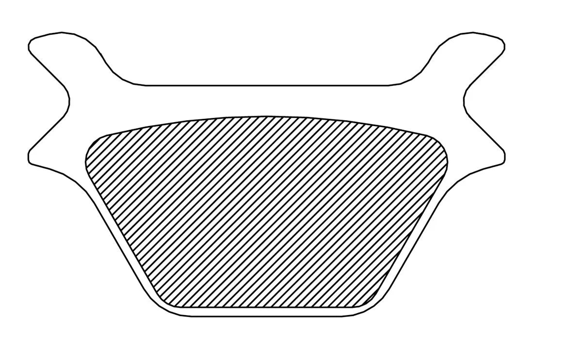 Drag Specialties Sintermetall Bremsbeläge Für Harley-davidson - Hinten