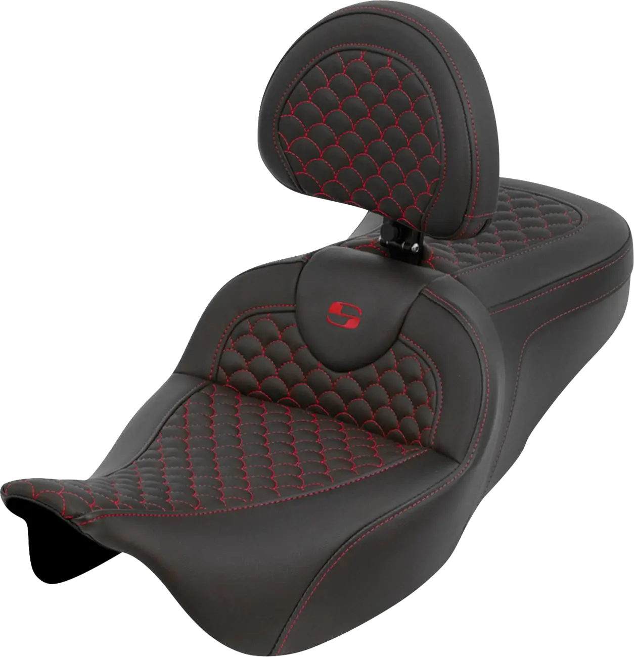 Saddlemen RoadSofa Dragon Scale Stitch 2-Up Seat
