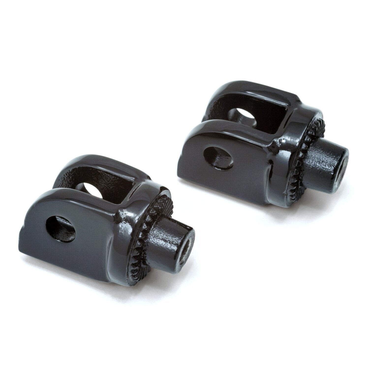 Kuryakyn Footpeg adapter splined gloss black