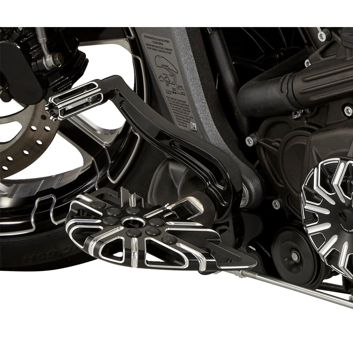 Arlen Ness 10-gauge mini rider floorboards - CC Black