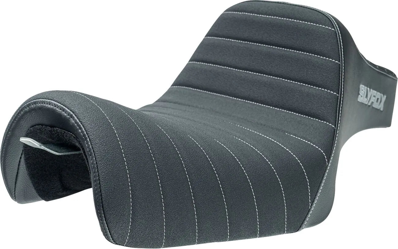 Slyfox High Noon Seat - Enhanced Comfort - For Harley Davidson