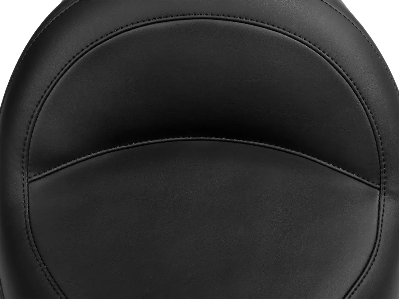 Mustang Solo Seat - Black Vinyl - For Harley Davidson
