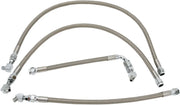 Drag Specialties Stainless Steel Braided Oil Line Kit