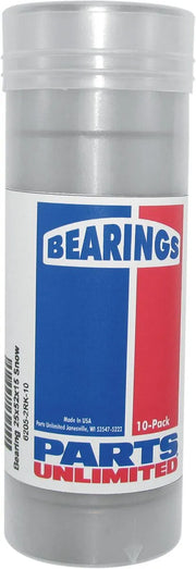 Parts Unlimited Triple Seal ABEC #1 Bearings for Motorcycles (10