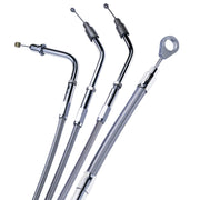 Barnett idle (push) cable - Braided - +4"