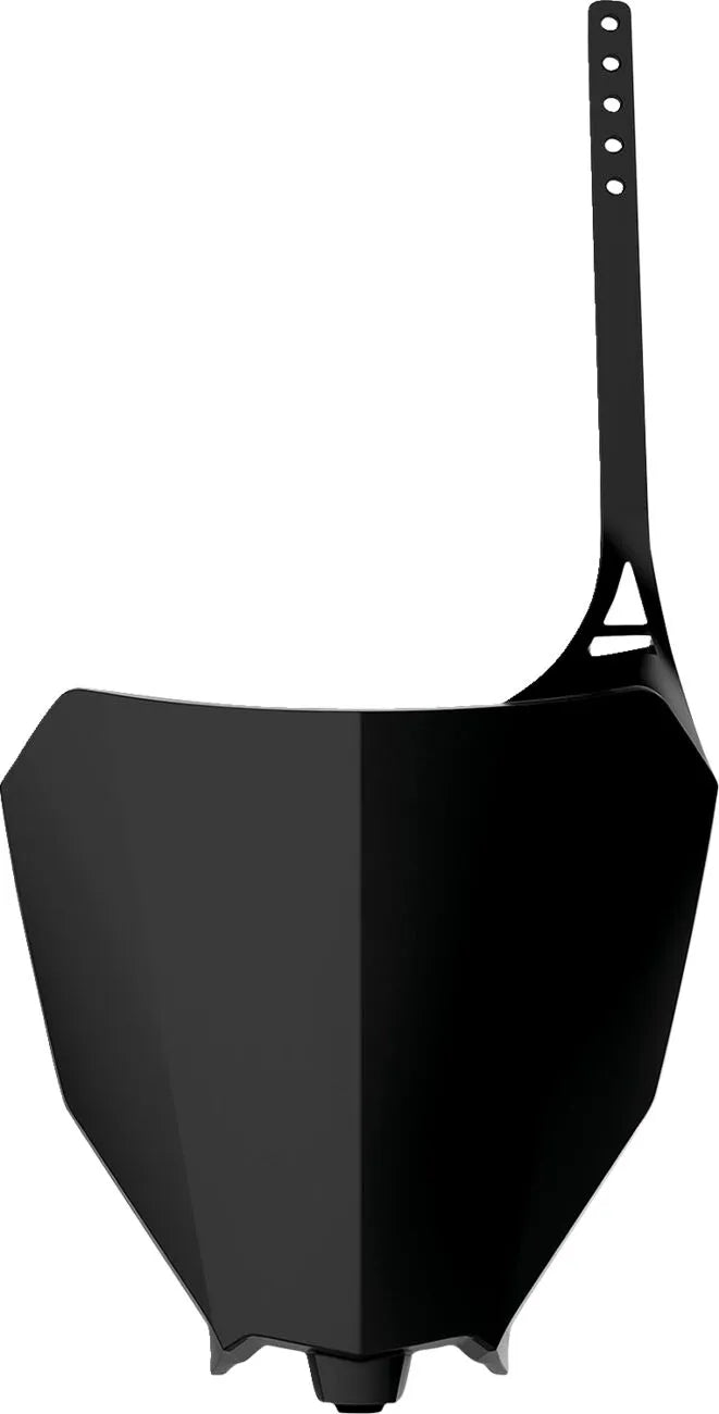 Polisport Front Number Plate - Black