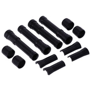 Dippert Panhead aluminum pushrod cover set - Black