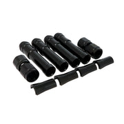 Dippert Twin Cam aluminum pushrod cover set - Black