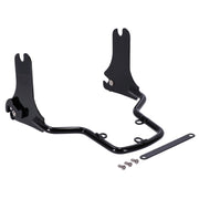 MCS Sissy bar kit 1-piece upright - Gloss black
