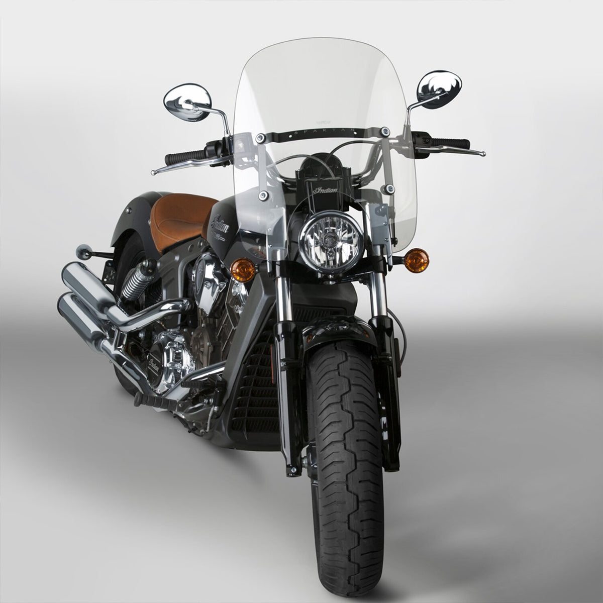 National Cycle Spartan® Quick Release Windshield - Clear 16.25''