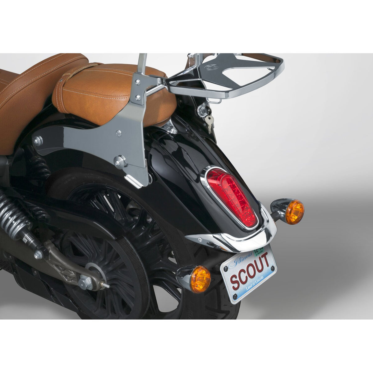 National Cycle cast rear fender tip chrome