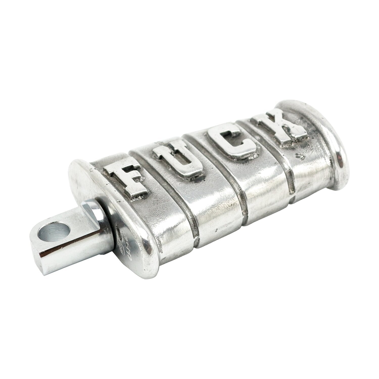 Wannabe Choppers kicker pedal 'Fuck' - Cast aluminum