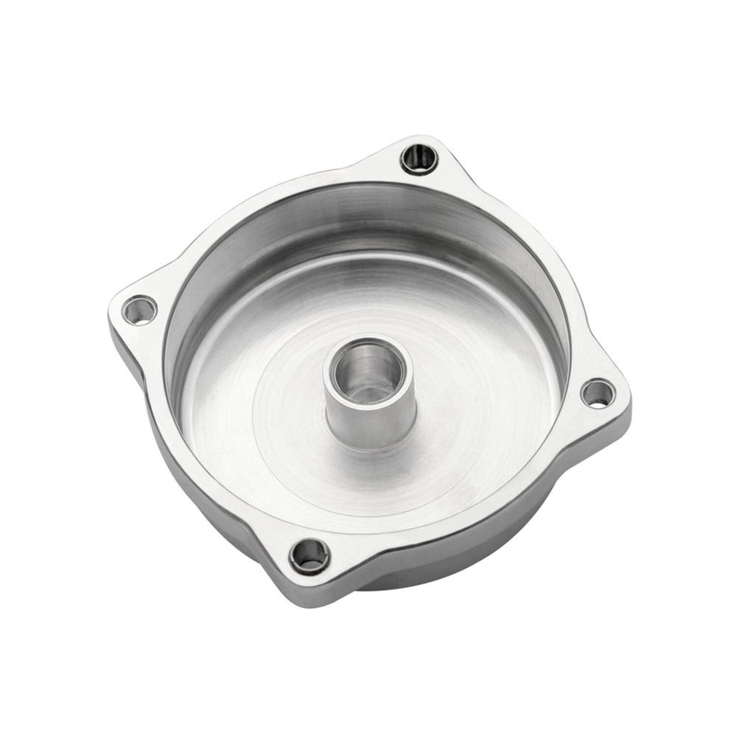 Motone CV carburetor top cover - Finned/Rippled - Polished