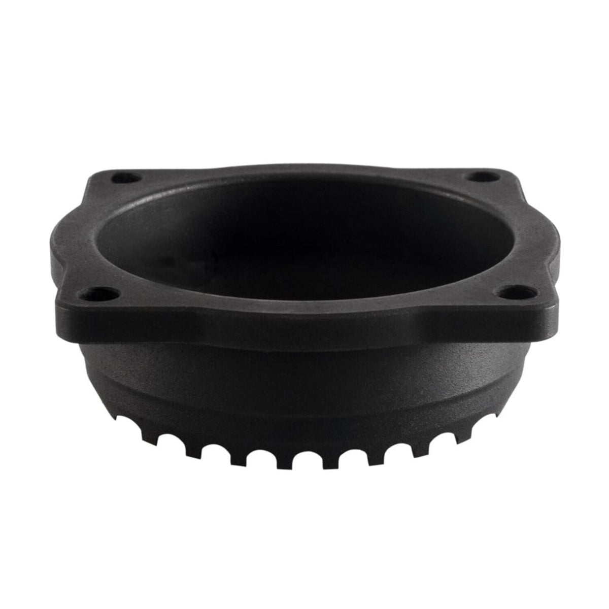 Motone CV carburetor top cover - Finned/Rippled - Black