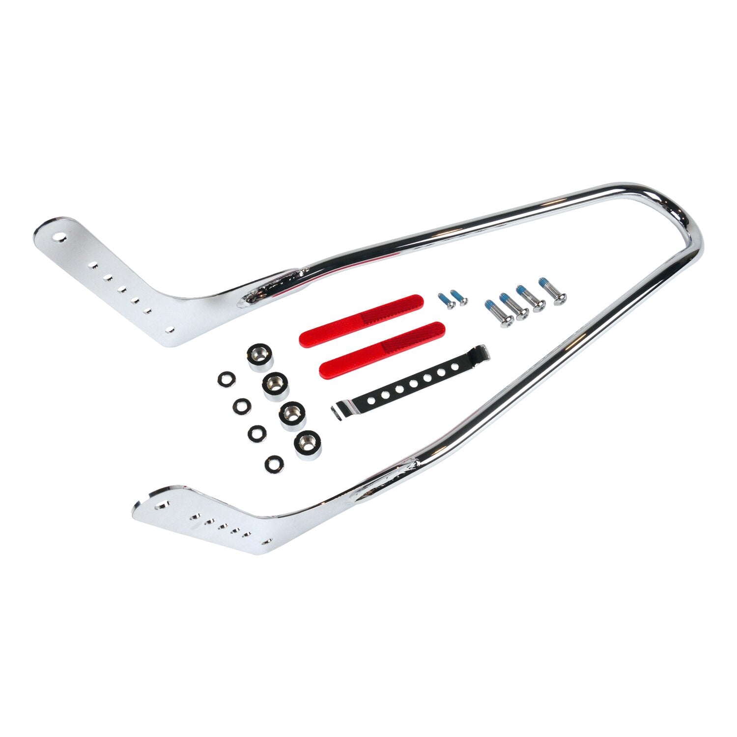 MCS Sissy bar kit 21" upright chrome