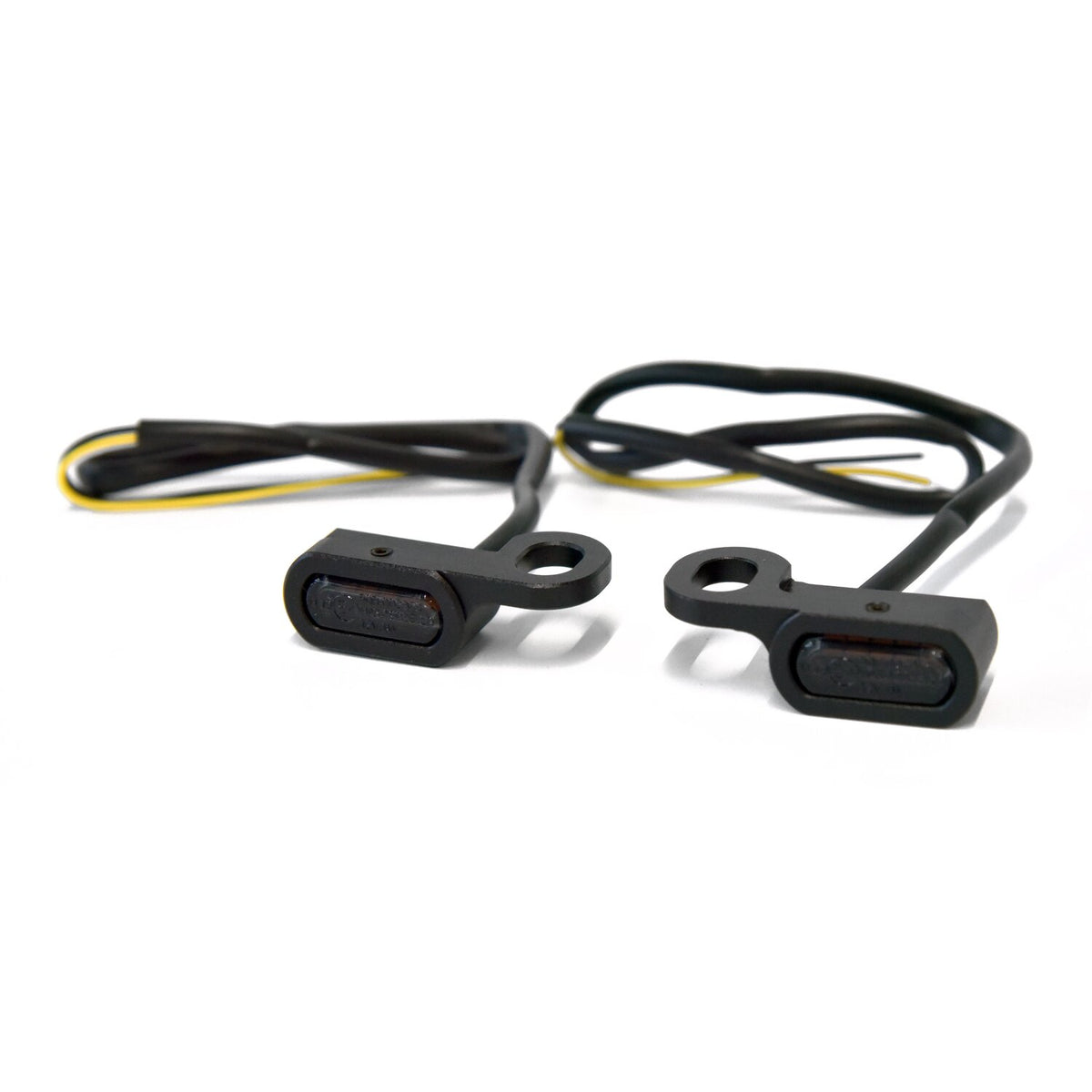 MCS Fastline below bar LED turn signal set - Black