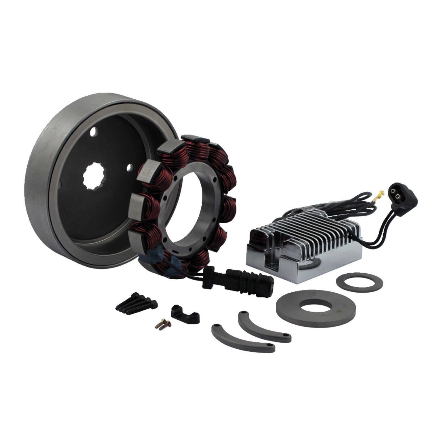 MCS 32 amp charge kit chrome regulator