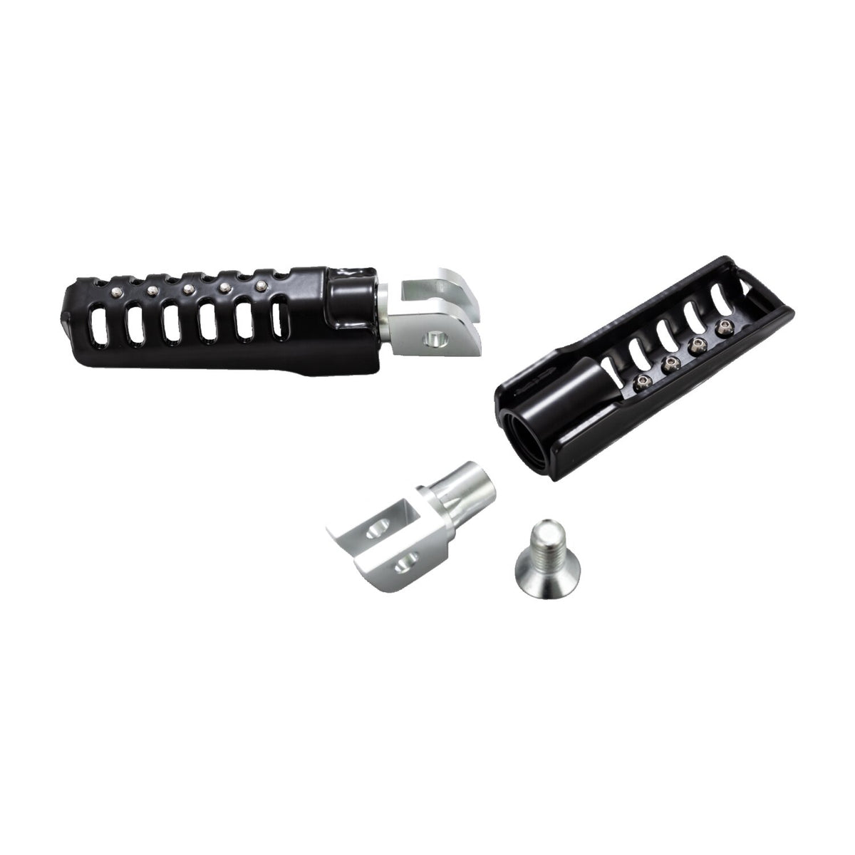 Burly Razorback rider foot pegs - Black