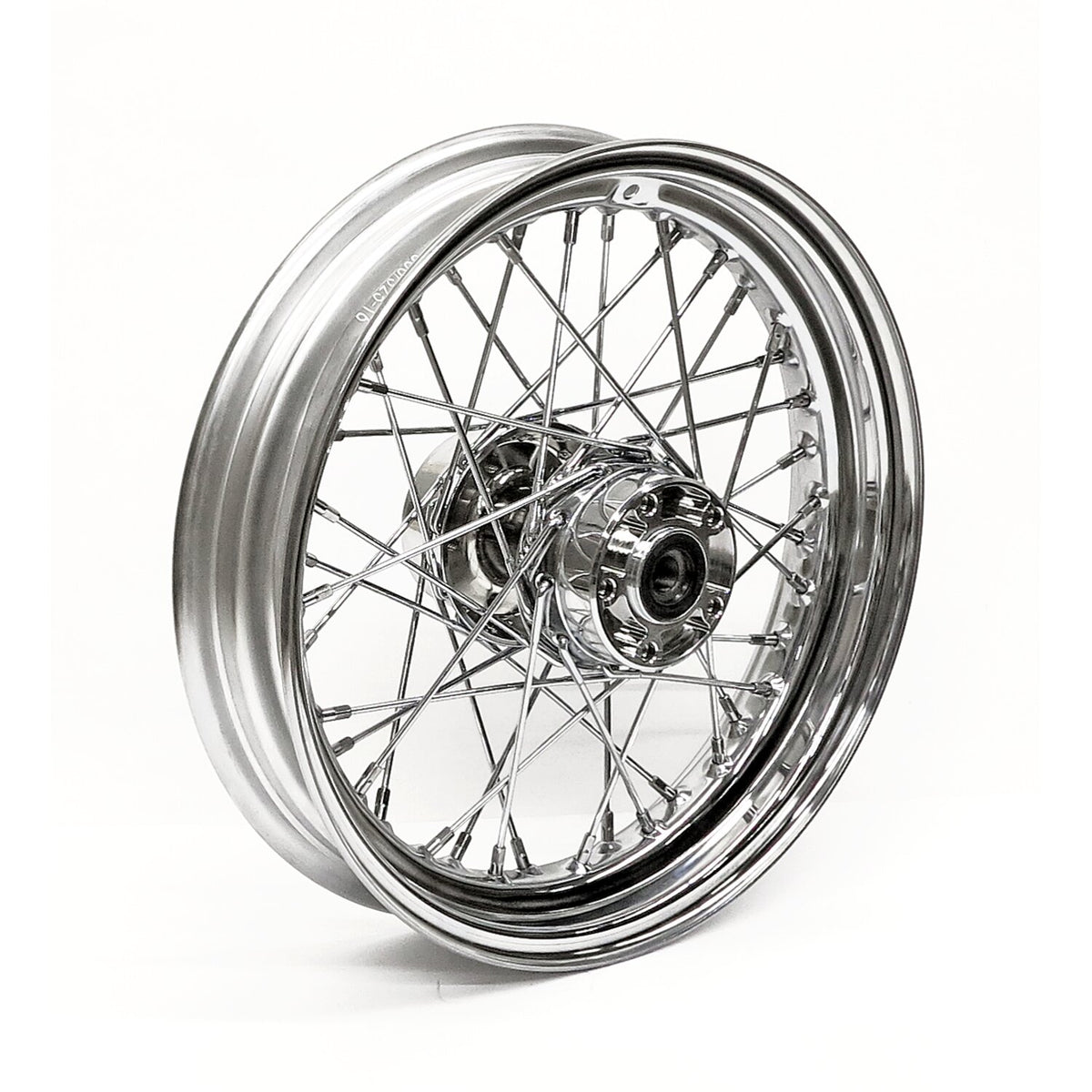 MCS 3.00 x 16 rear wheel 40 spokes chrome