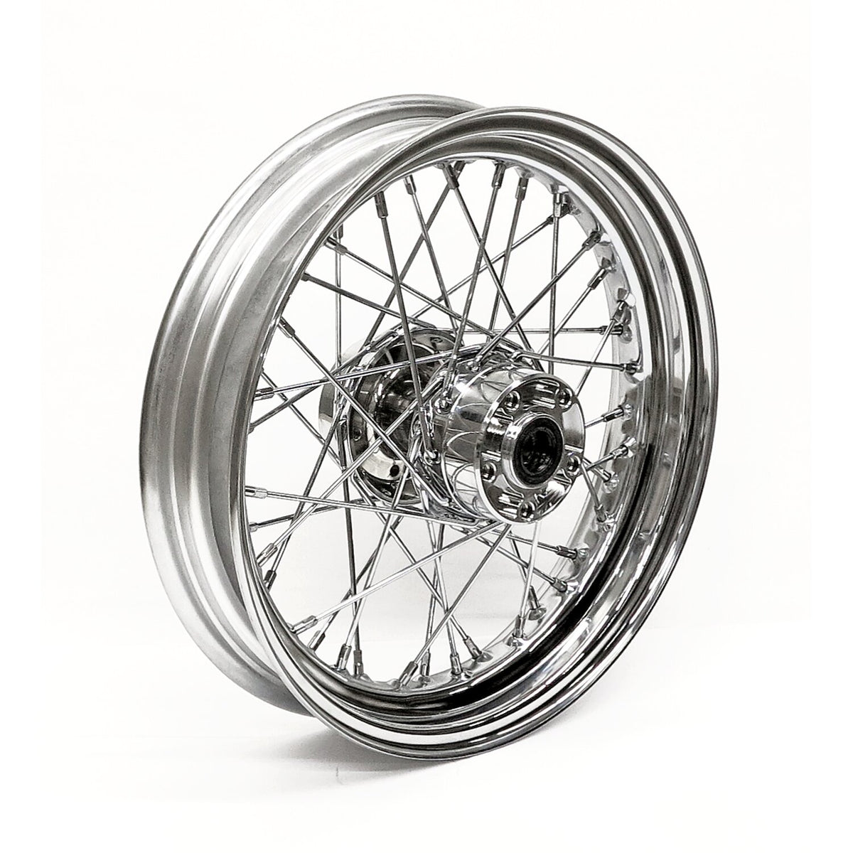 MCS 3.00 x 16 rear wheel 40 spokes chrome