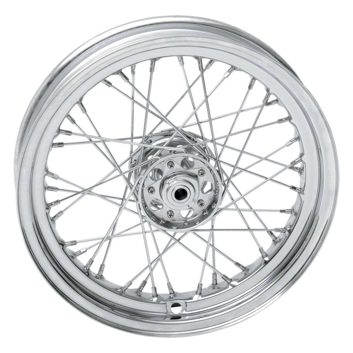 MCS 3.00 x 16 wheel 40 spokes chrome