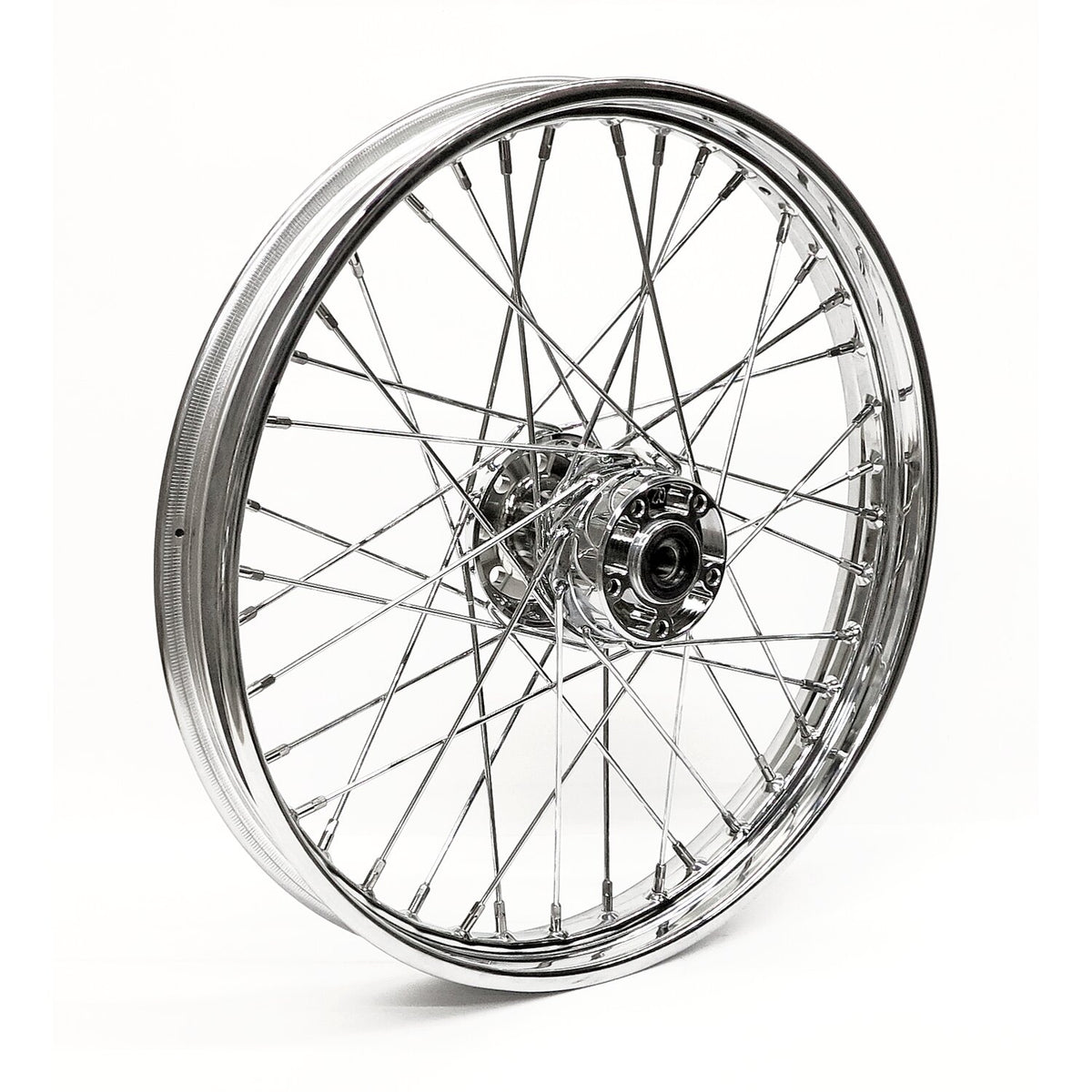 MCS 2.15 x 21 front wheel 40 spokes chrome