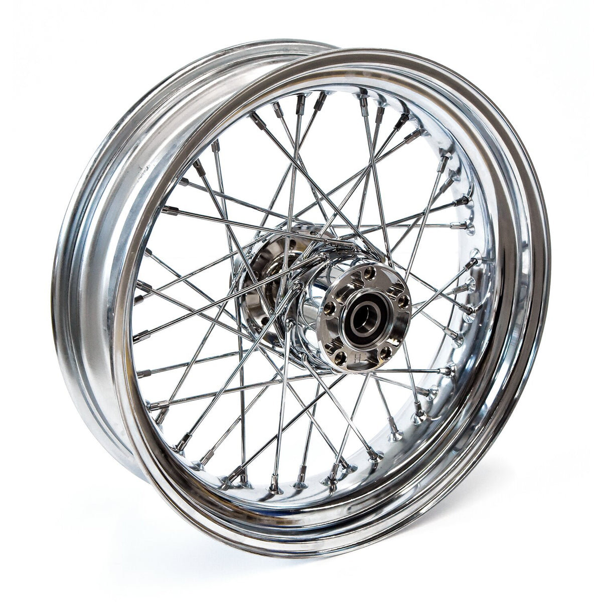 MCS 4.50 x 17 rear wheel 40 spokes chrome