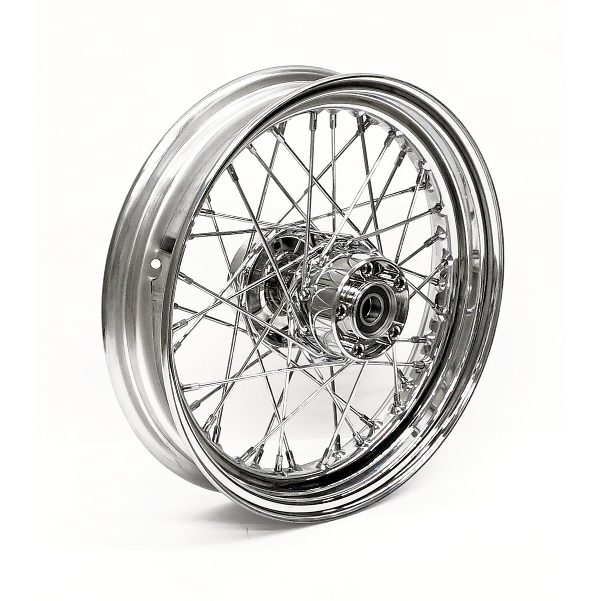 MCS 3.00 x 16 rear wheel 40 spokes chrome