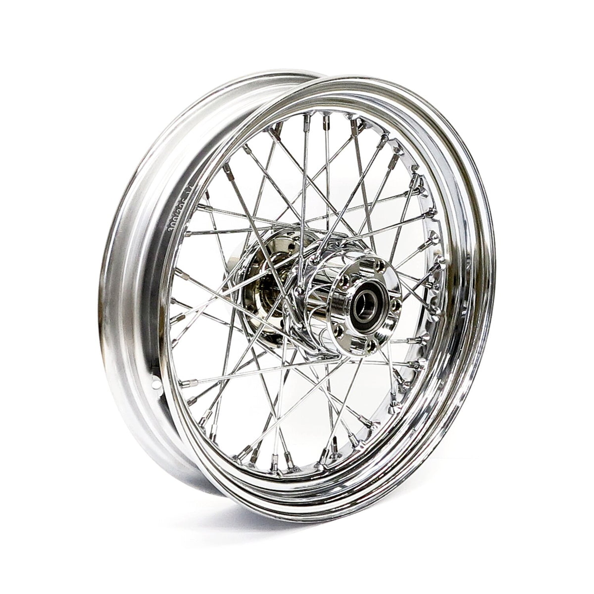 MCS 3.00 x 16 rear wheel 40 spokes chrome