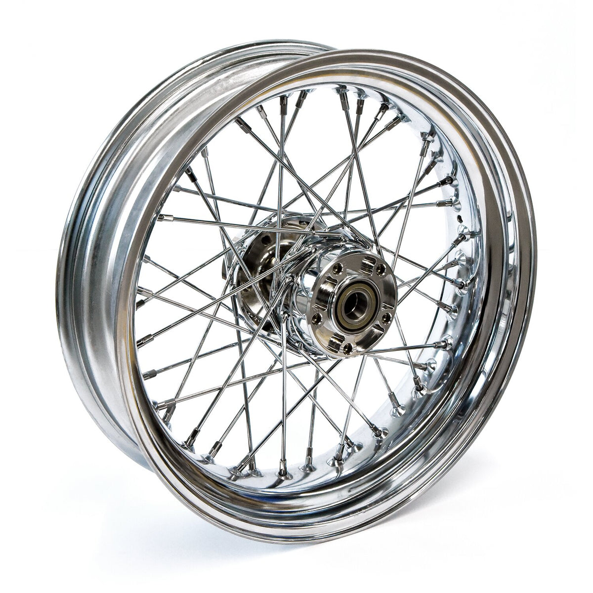 MCS 4.50 x 17 rear wheel 40 spokes chrome