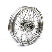 MCS 3.00 x 16 front wheel 40 spokes chrome