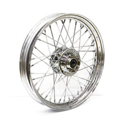 MCS 2.50 x 19 front wheel 40 spokes chrome