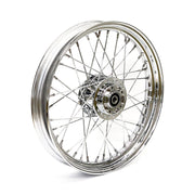 MCS 2.50 x 19 front wheel 40 spokes chrome